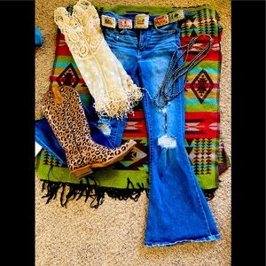 BKE Parker universal fit high rise super flare